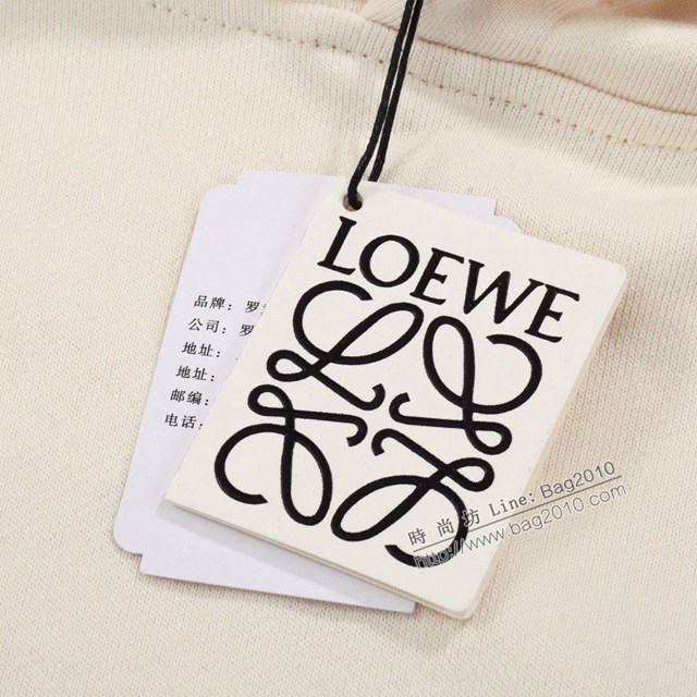 Loewe專櫃羅意威2023FW新款刺繡連帽衛衣 男女同款 tzy3003